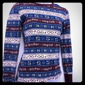 Harry Potter Pajama Top 100% Cotton XS